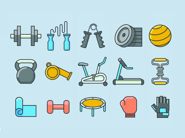68 Fresh Fitness Icons