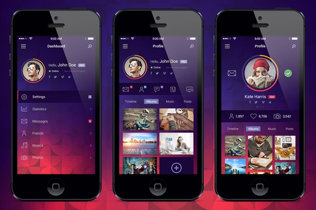 Crown Mobile UI Kit