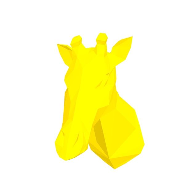 Papercraft Head giraffe V2_file PDF