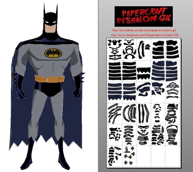 Papercraft batman series 1992