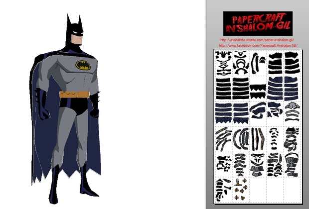 Papercraft batman series 1992