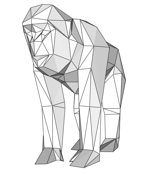 Papercraft barbary ape_file PDF
