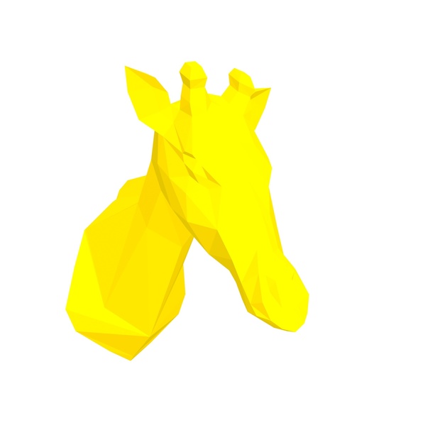 Papercraft Head giraffe V2_file PDF