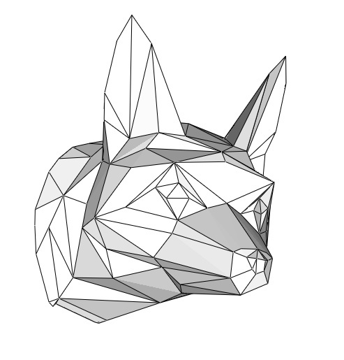 Papercraft Fox_head_file PDF