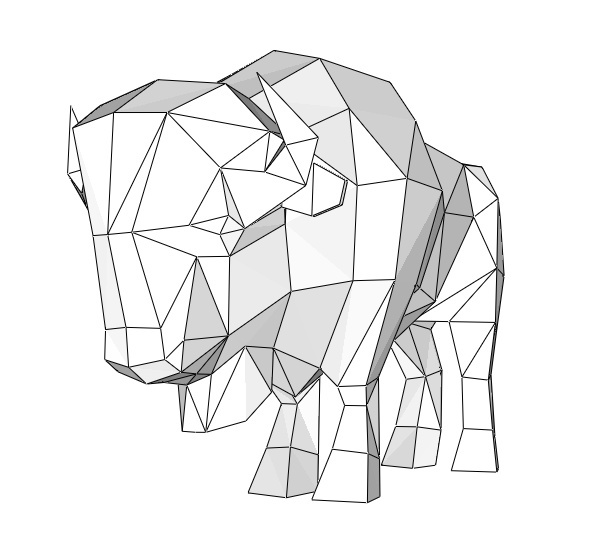 Papercraft Bison_American_file PDF