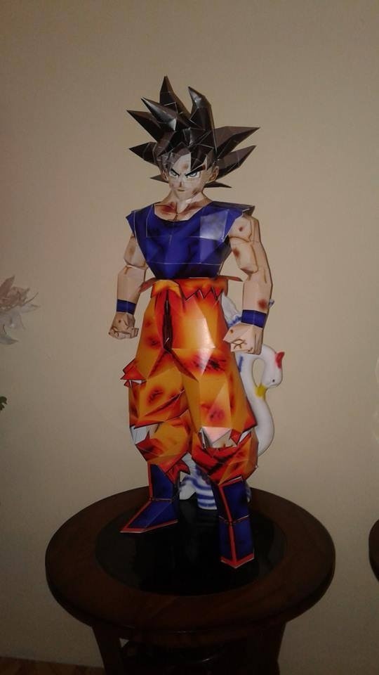 Papercraft goku ultra instinct