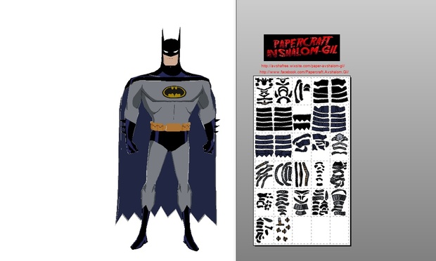 Papercraft batman series 1992