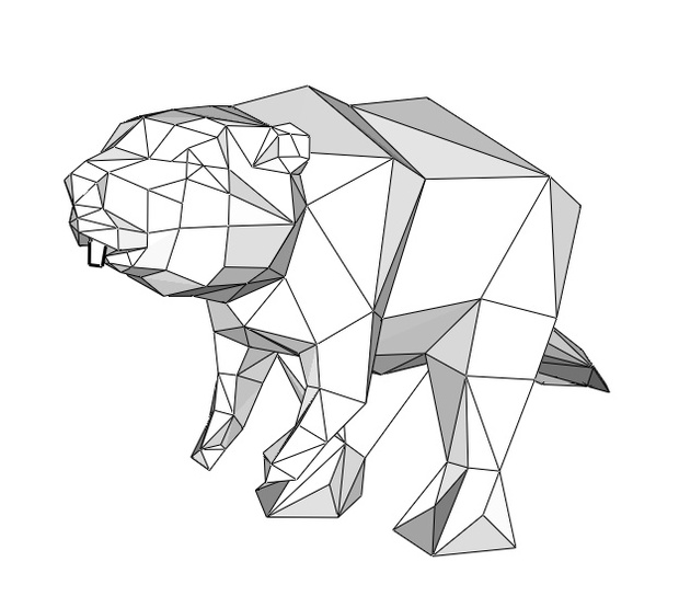 Papercraft Beaver_American_file PDF