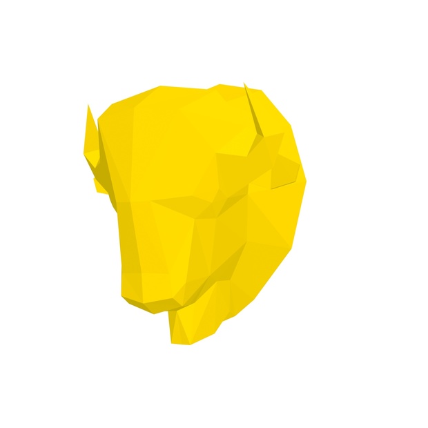 Papercraft Head Bison American_file PDF