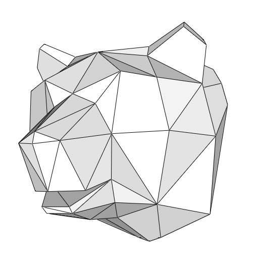 Papercraft Head_bear_file PDF
