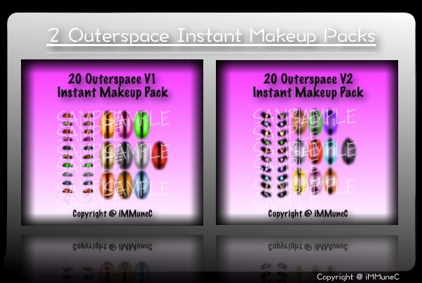 40 Outerspace Instant Makeup With Resell Rights