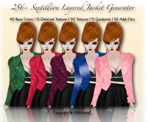 256+ Sextillion Layered Jacket Generator With Resell Rights