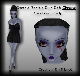 1 Chrome Zombie Skin Texture