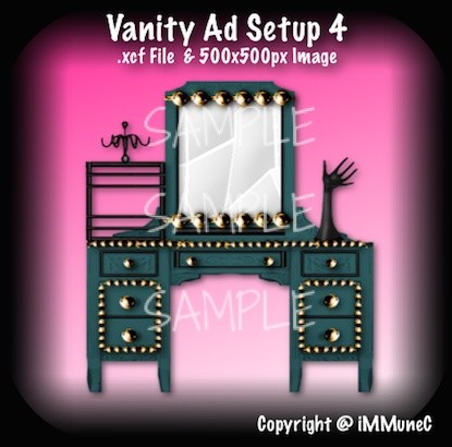 1 Vanity Advertisement Set 1-4