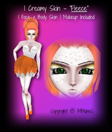 1 Creamy Fleece Skin Texture
