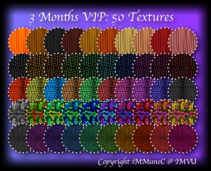 3 Months (90 Days) VIP With VITAL (50 Freebie Textures Included)