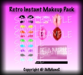 Retro Instant Makeup Pack With Resell Rights