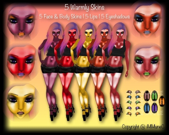 5 Warmly Skin Textures With Resell Rights