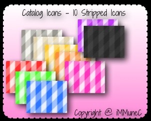 10 Stripped Catalog Icons