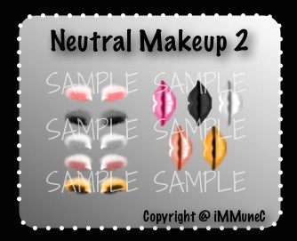 10 Neutral Lips & Eyeshadows Instant Makeup With Resell Rights