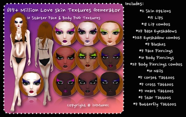 655+ Million Love Skin Textures Generator With Resell Rights