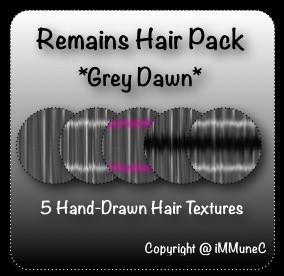 5 Grey Dawn Remains Hair Textures