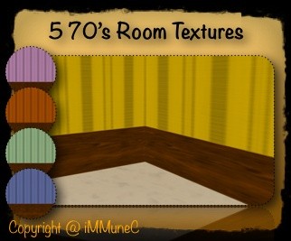 5 70's Room Textures