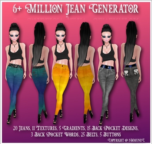 6+ Million Jean Generator With Resell Rights (1/5 Sold)