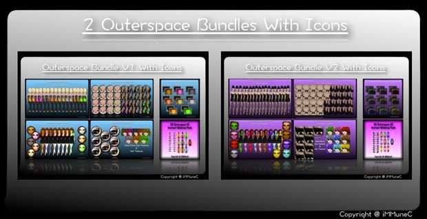 153 Outerspace Bundle + 34 Catalog Icons With Resell Rights