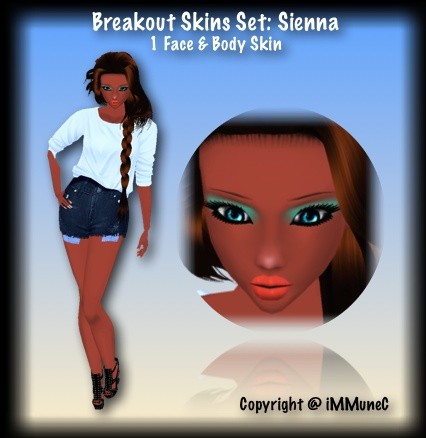1 Sienna Breakout Skin Texture