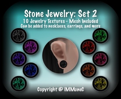 10 Stone Jewelry Set 2