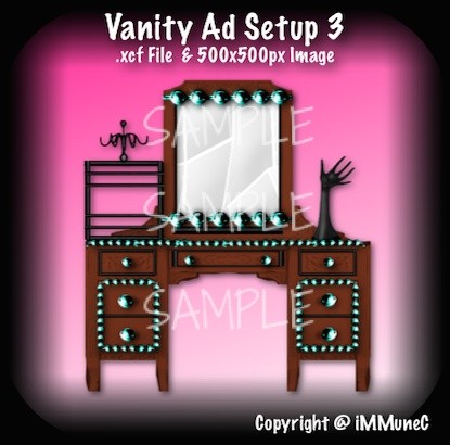 1 Vanity Advertisement Set 1-3