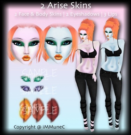 2 Arise Skin Textures
