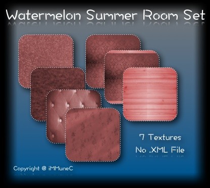 7 Watermelon Summer Room Textures