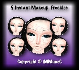 5 Freckles Instant Makeup