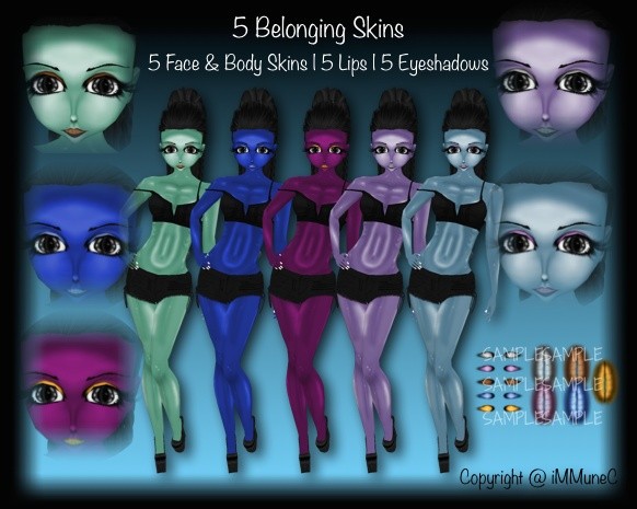 5 Belonging Skin Textures