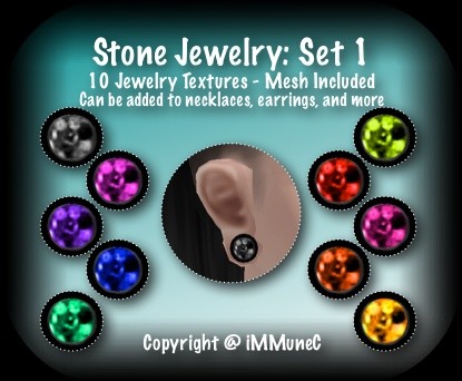 10 Stone Jewelry Set 1