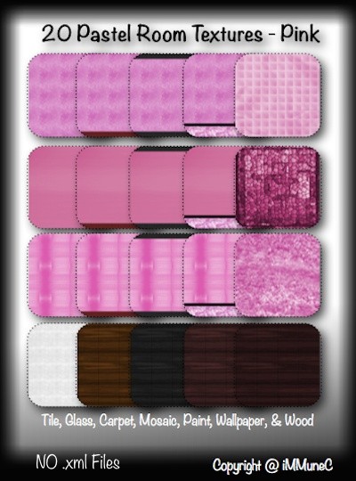 20 Pink Pastel Room Textures With Resell Rights