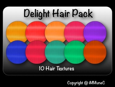 10 Delight Hair Textures With Resell Rights