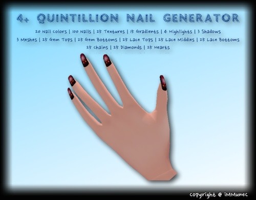 4+ Quintillion Nail Generator With Resell Rights