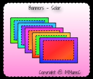 5 Solar Banners