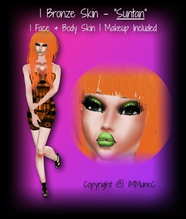 1 Bronze Suntan Skin Texture