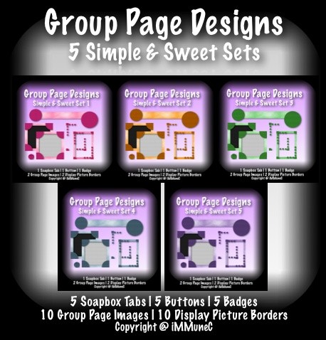35 Piece Full Simple & Sweet Group Page Design With Resell Rights