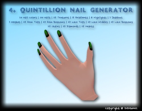 4+ Quintillion Nail Generator With Resell Rights
