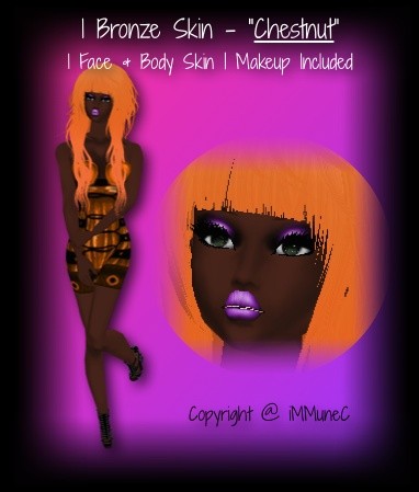 1 Bronze Chestnut Skin Texture