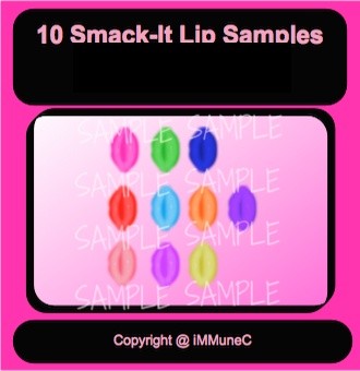 10 Smack-It Lips Instant Makeup With Resell Rights