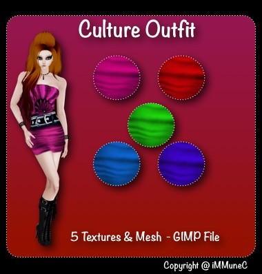 5 Culture Outfits & Mesh With Resell Rights