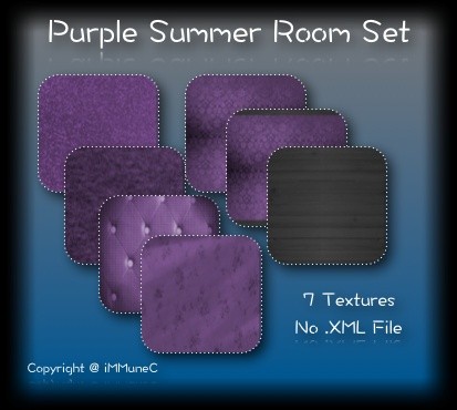 7 Purple Summer Room Textures With Resell Rights