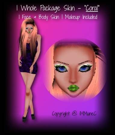 1 Whole Package Coral Skin Texture