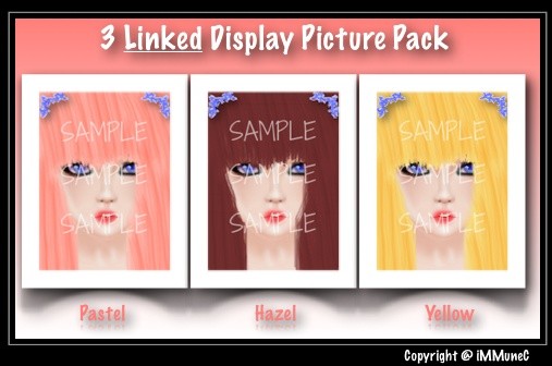 3 Linked Display Pictures